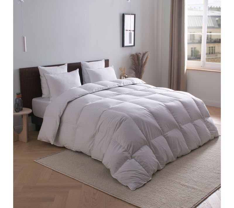 Couette Eclipse - 50% Duvet - Tempérée 220 X 240 Cm Blanc