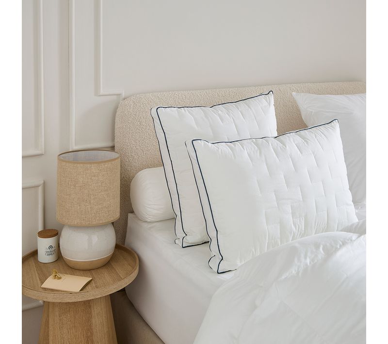 Oreiller Seguoia - Moelleux 55 X 55 Cm Blanc