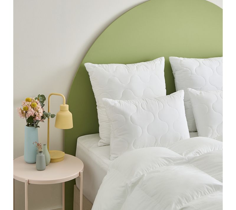 Lot De 2 Oreillers Cocoon - Mémoire De Forme 40 X 60 Cm Blanc