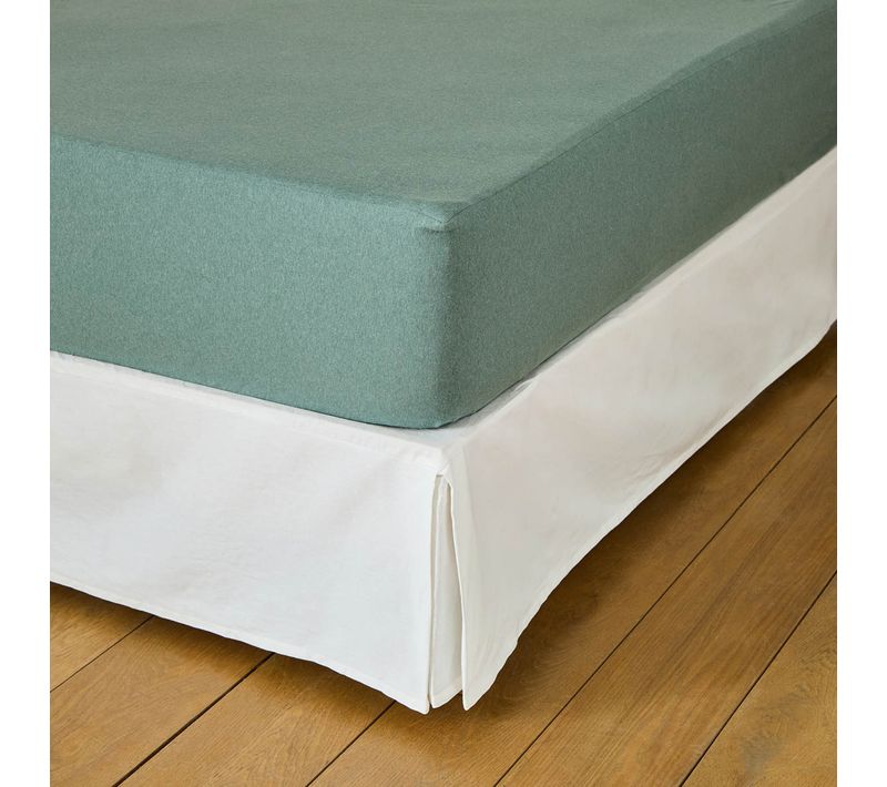 Protège Matelas 2 En 1 Imperméable Vert 90 X 190 Cm Vert Clair