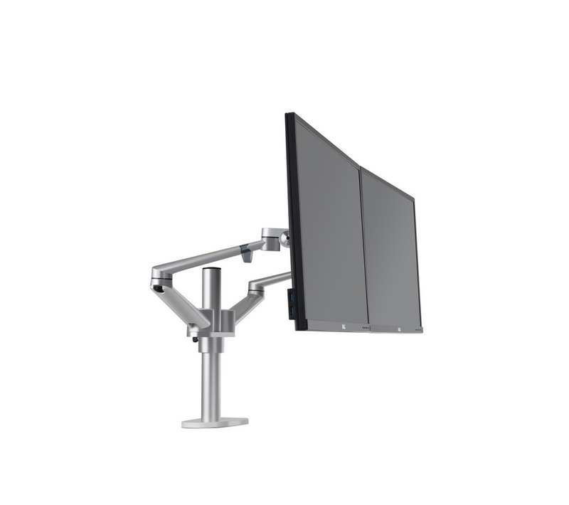 Bras Articule Double Ecran Samy Gris