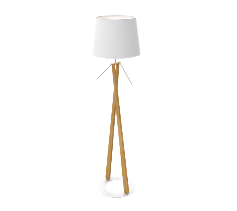 Lampadaire Zazou Ls Blanc