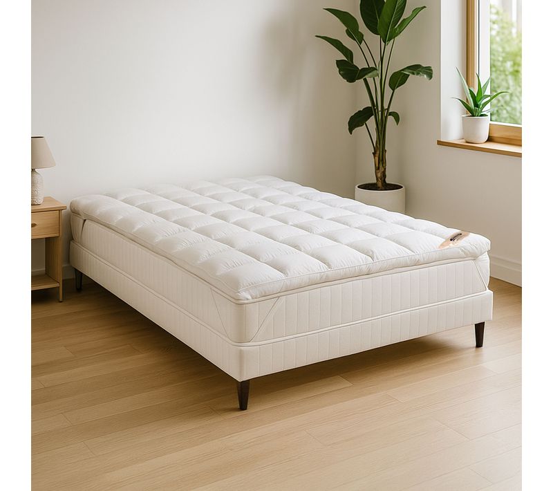 Surmatelas Moelleux Quiétude Soutien Mi-ferme 160x200 - 2 Personnes - Accueil Très Moelleux