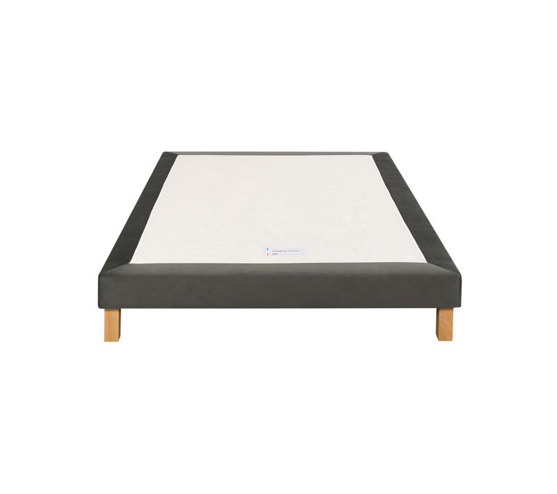 Sommier gris 140x200 cm SIMMONS DECO VELOUR