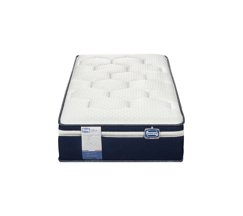 Matelas hybride 90x190 cm SIMMONS NUIT FRAICHE ép.27 cm