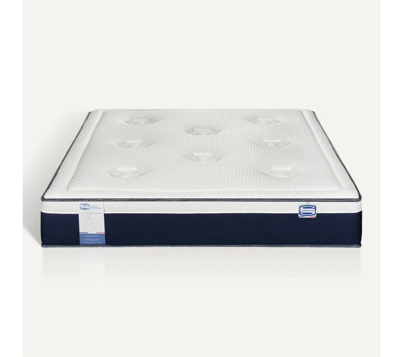 Matelas hybride fraicheur avec latex 160x200 cm ROSEE NOCTURNE ép.27 cm