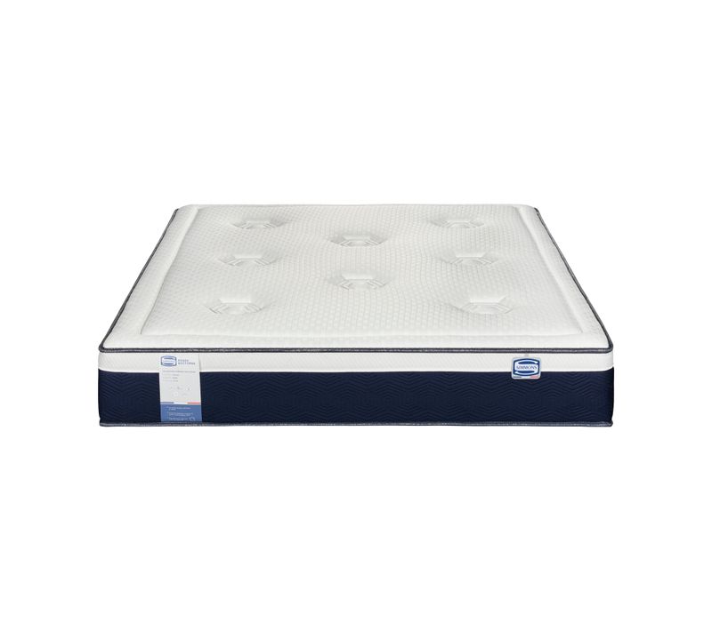 Matelas hybride 180x200 cm avec latex ROSEE NOCTURNE ép.27 cm