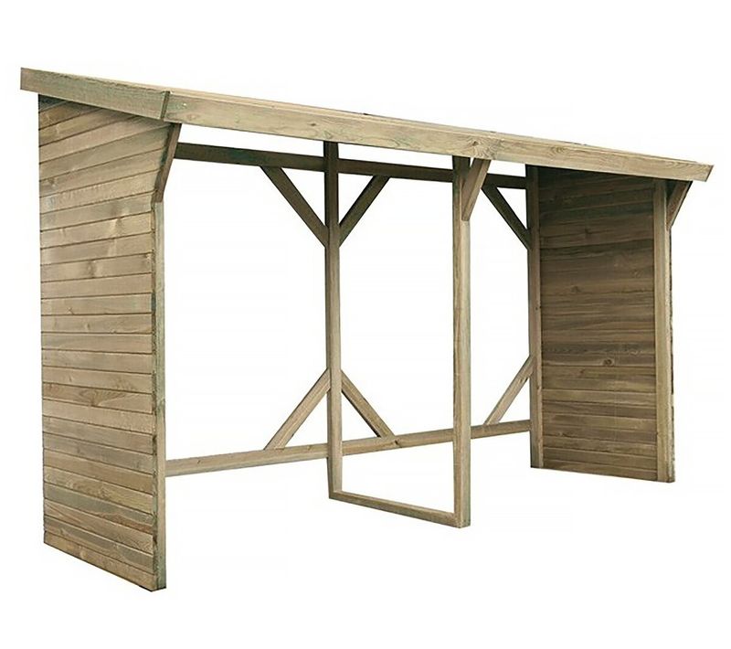 Abri Bûches - 2.5 M² - 2.78 X 0.90 X 1.85 M- 5 Stères