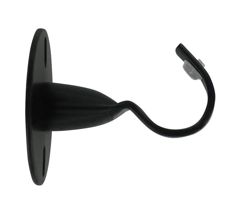 Support mur/plafond Ø 2cm  Noir
