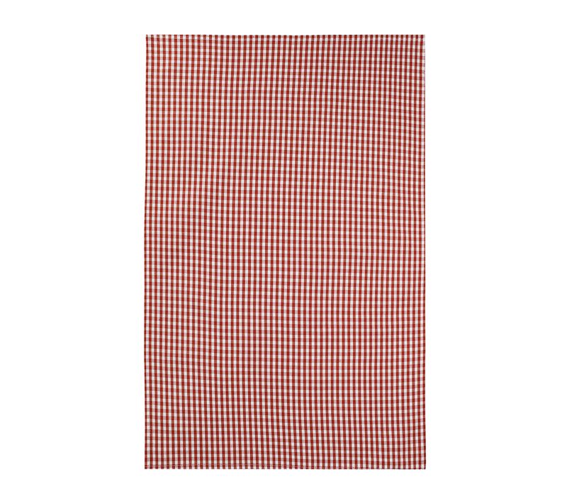 Torchon Imprimé En Coton Orange 50x75cm