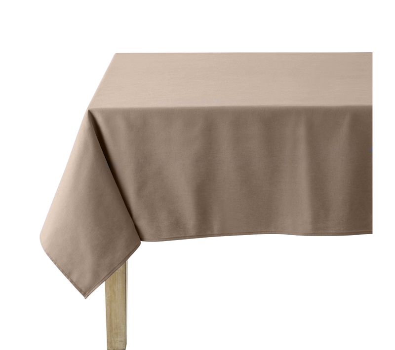Nappe En Coton Traitee Teflon Truffe 150 X 190