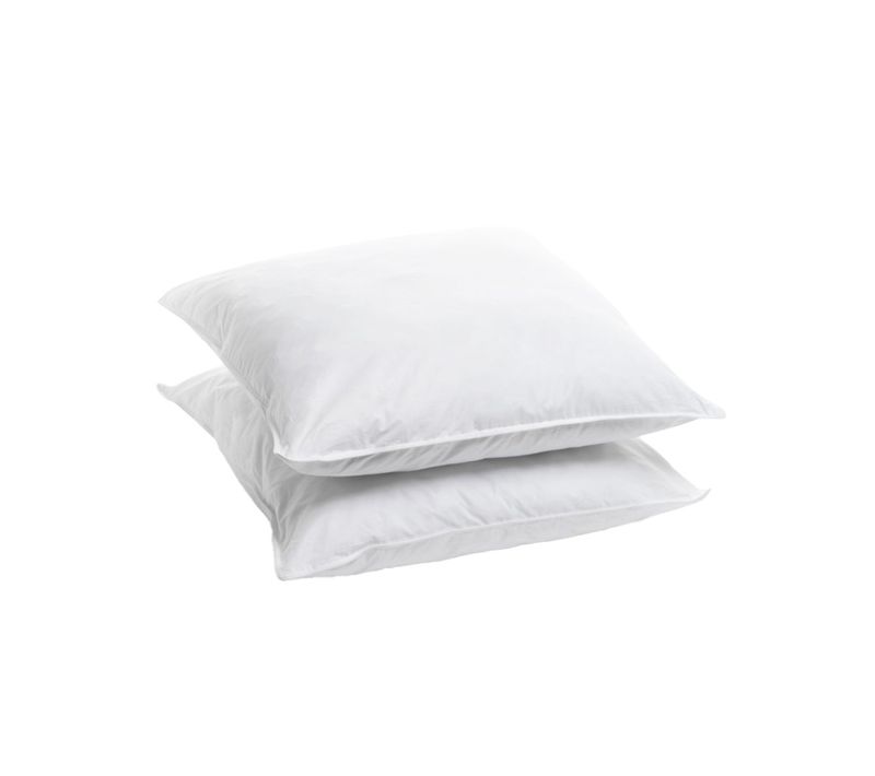Lot De 2 Oreillers Souple 60x60cm Sensation Duvet Gonflant