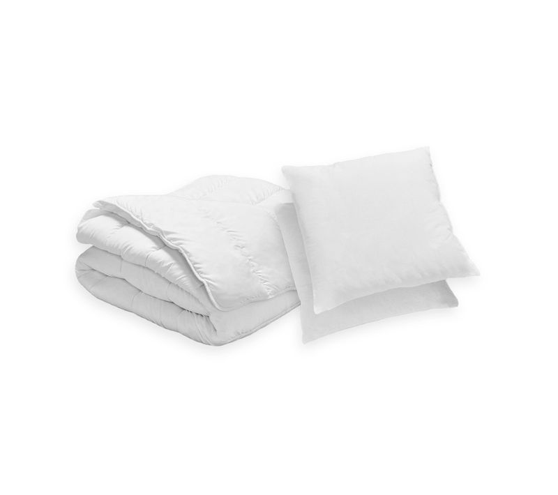 Pack Hiver 1 Personne Couette Très Chaude 140x200cm + 1 Oreiller