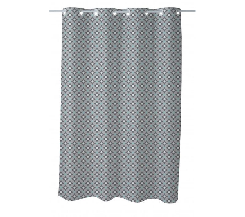 Rideau De Douche Imprimé Géométrique En Polyester Bianca