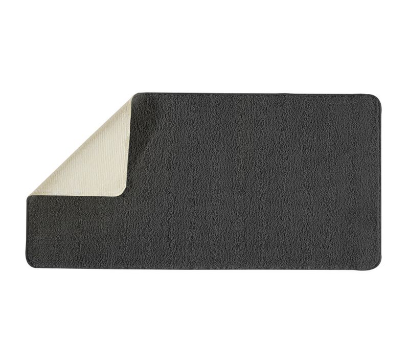Tapis De Bain Uni 60x120 En Polyester Chocolat 60x120cm
