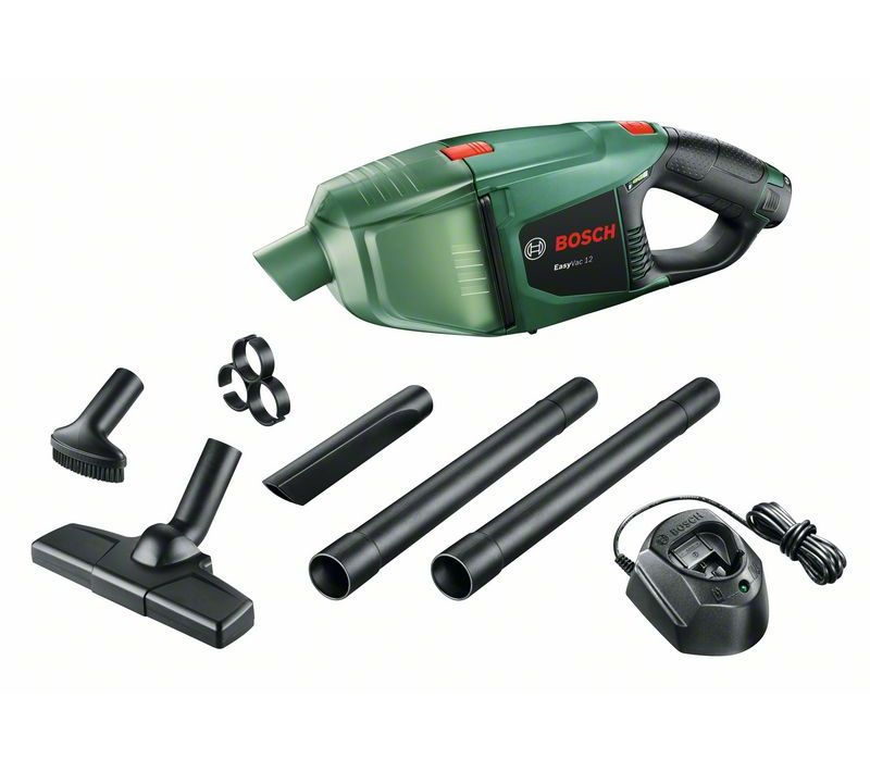 Aspirateur A Main Sans-fil Bosch - Easyvac 12 (livré Avec 1 Batterie, Chargeur Et Accessoires)