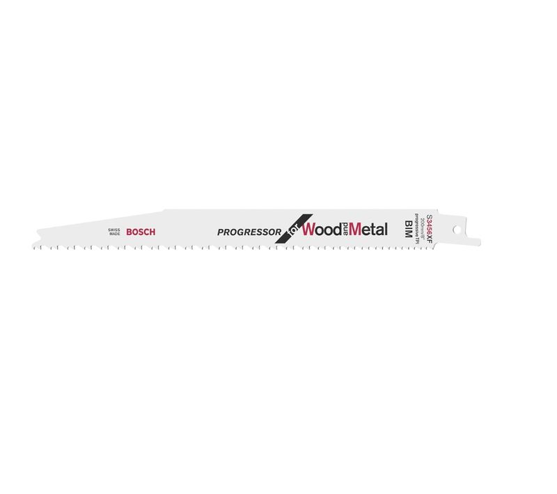 Lame De Scie Sabre S 3456 Xf Progressor For Wood And Metal Pack De 5 - Bosch - 2608654406
