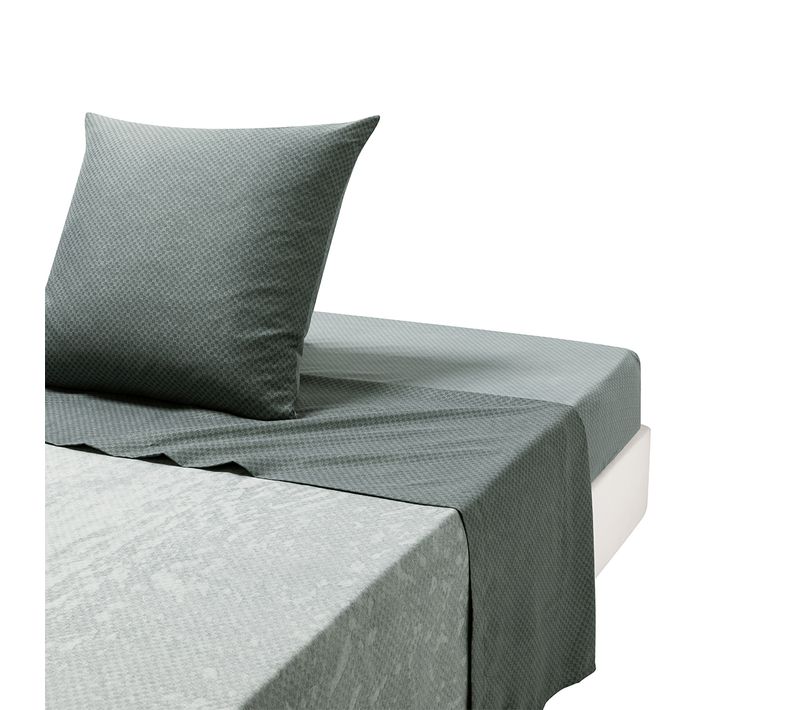 Taie De Traversin En Microfibre Bleu 85x185cm