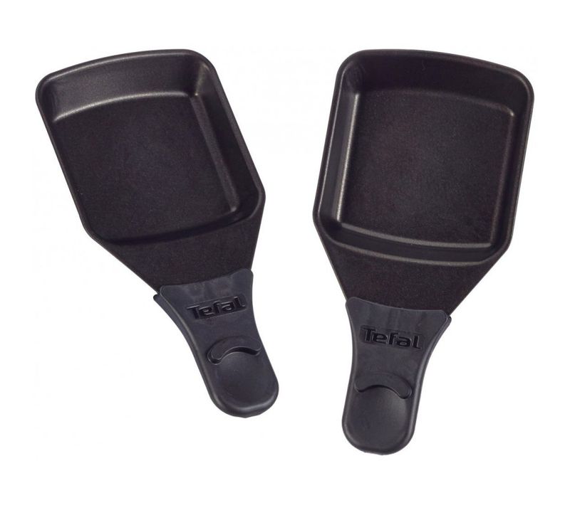 Coupelles Carrées Par 2  Xa400202 Pour Appareil À Raclette Tefal Ambiance, Ambiance Serie 1, A [...]