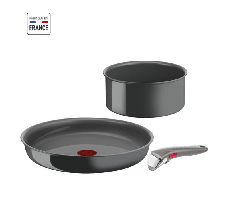 Ingenio Renew Poele 28cm, Casserole 18cm, Poignée, Induction, Céramique Antiadhésive