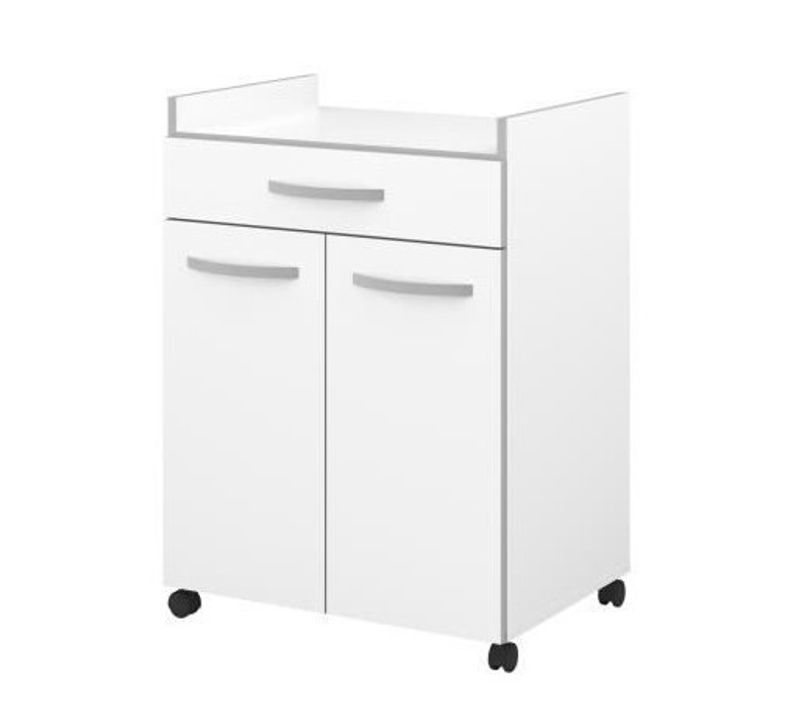 Desserte De Cuisine L 60cm - Blanc Mat - Oslo