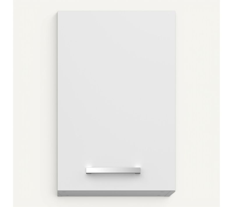 Haut 40 cm 1 porte UNO blanc mat