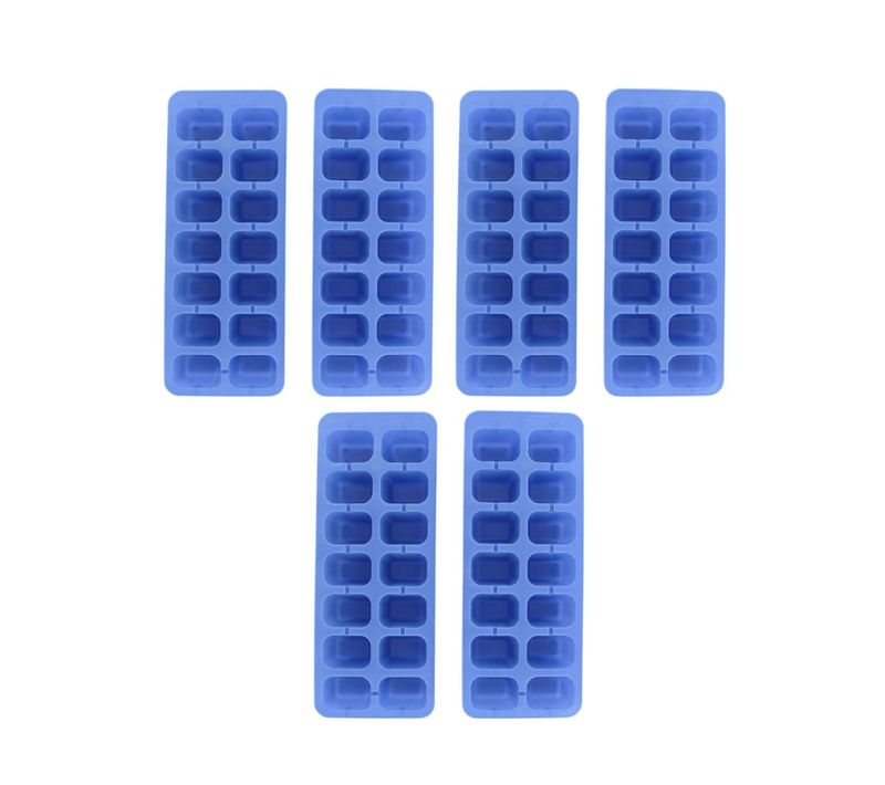 Lot De 6 Bacs à Glaçons 14 Glaçons Fackelmann Bar Concept