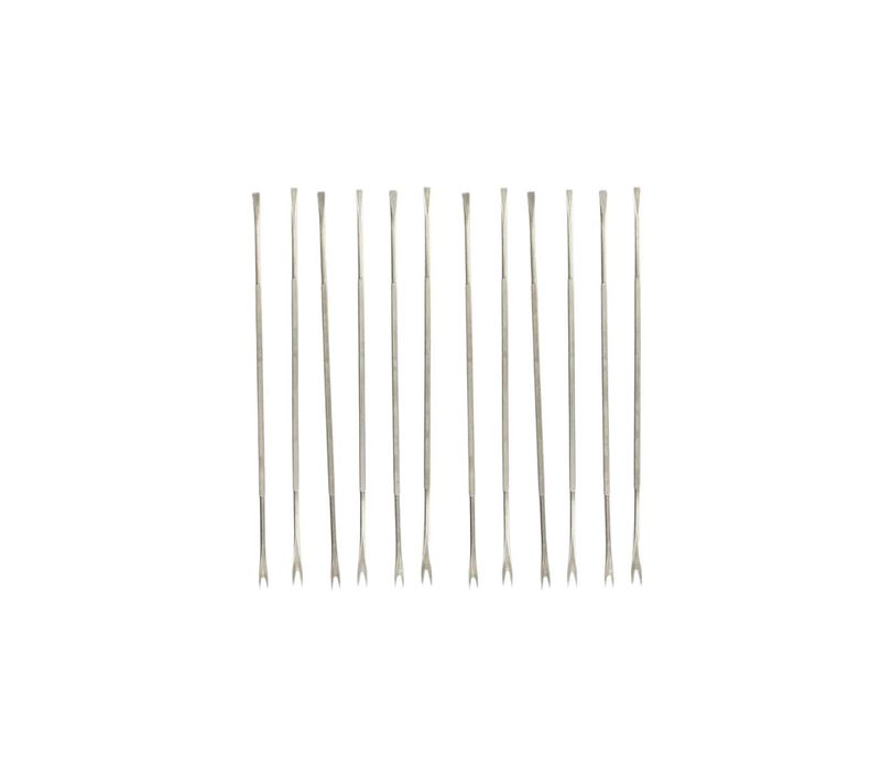 Lot De 12 Fourchettes à Crustacé En Acier Inoxydable 18,5 Cm Fackelmann