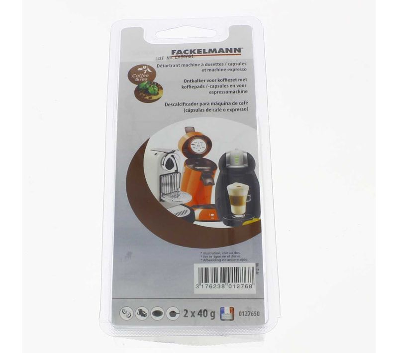 Détartrant Cafetière Dosettes, Capsules Et Expresso 2 X 40g F0127650 F0127650 Pour Cafetière - [...]