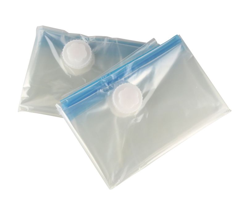 Lot De 2 Housses De Rangement Sous Vide Accessoires Ménage Et Repassage
