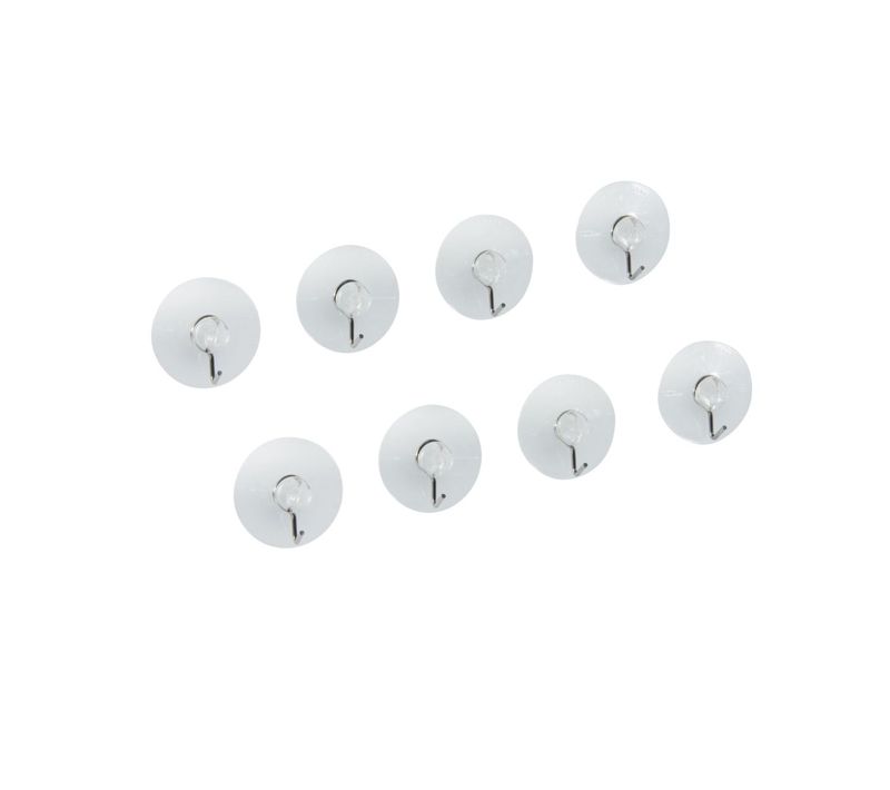 Ensemble De 8 Crochets à Ventouse Tecno