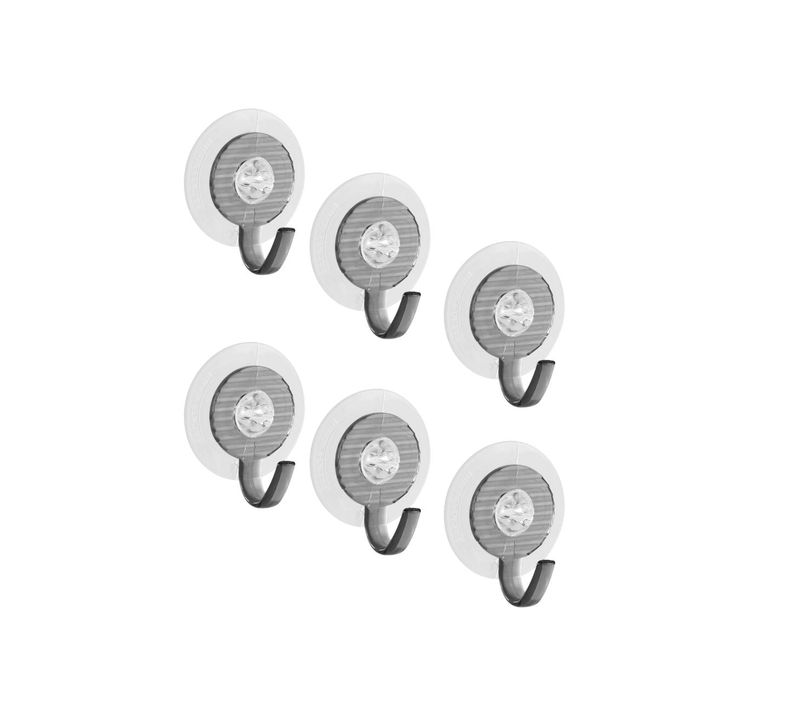 Ensemble De 6 Crochets à Ventouse Tecno