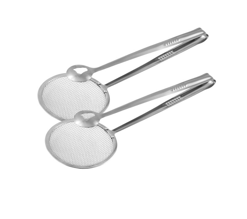 Ensemble De 2 Pinces à Friture Pour Beignets Au Chocolat 28,5 Cm