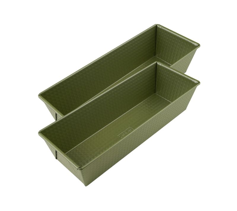 Ensemble De 2 Moules à Cake Vert 30 Cm Green Vision