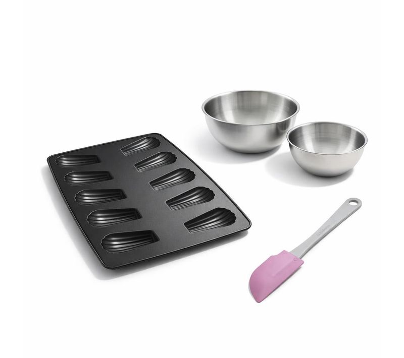 Set De 4 Ustensiles De Pâtisserie Moule à Gâteaux Bols Et Spatule Spécial Crountries Spécial Crount…