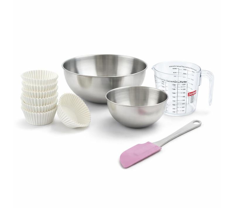 Set De 79 Ustensiles De Pâtisserie Moules à Muffins Bol à Mixer Spatule Pâtisserie Et Verre Doseur …