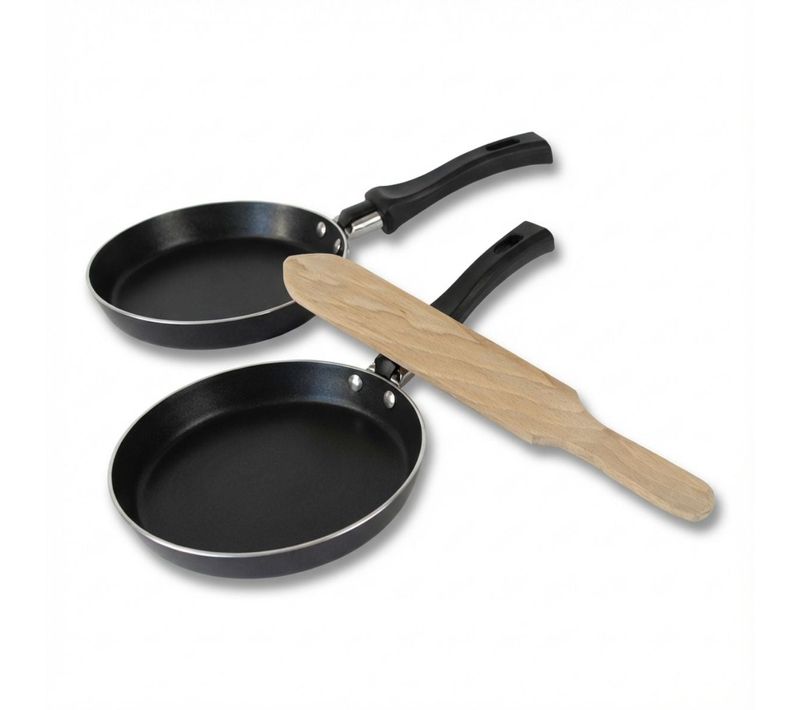 Set De 1 Poêle De Cuisson 14 Cm En Aluminium Avec 1 Ustensiles De Cuisine Sans Pfas Elo Jewel De Lu…