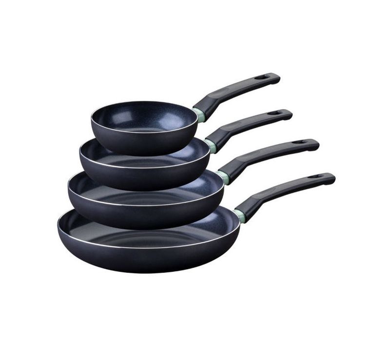 Set De 4 Poêles Antiadhésives Céramique 16, 20, 24 Et 28 Cm Brandao