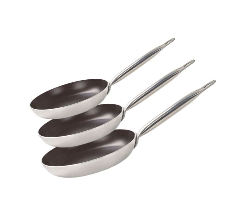 Set De 3 Poêles 24, 28 Et 32 Cm Céramique Sans Pfas Bistro Line Elo