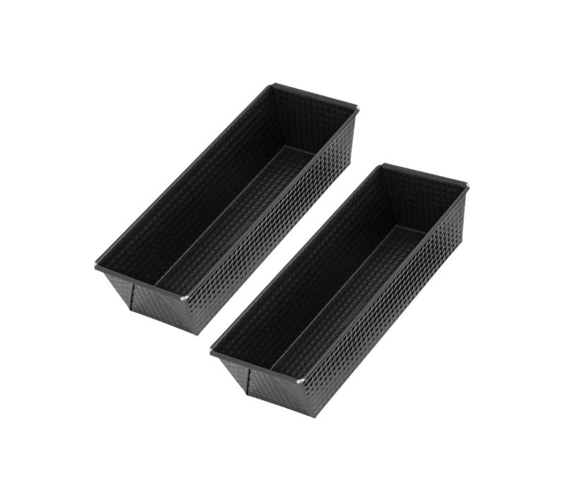 Lot De 2 Moules à Cake 30,5 Cm Black Metallic