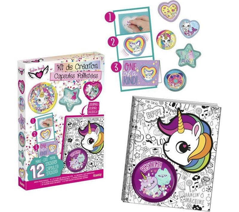 Kit De Creation Capsules Paillettees