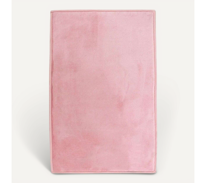 Tapis Aspect Velours Extra-doux Rose 60x90