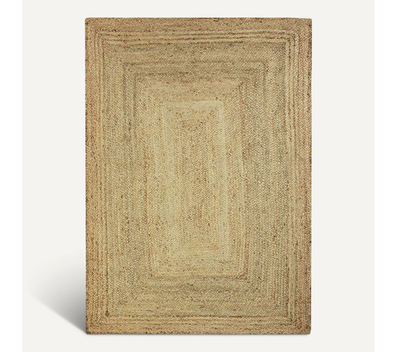 Tapis Jute Tressé Naturel Artisanal 80x300 - Style Bohème