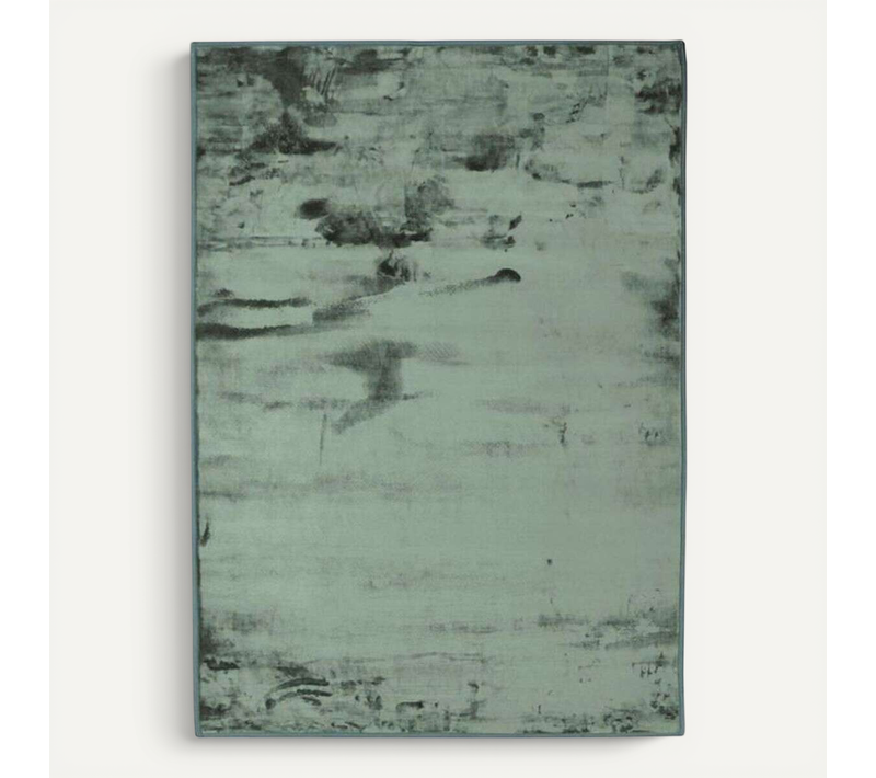 Tapis Extra-doux Effet Velours Vert Foncé 120x170