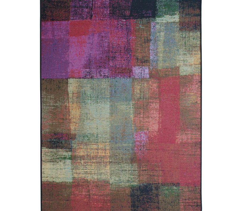 Tapis Salon Salon Vintage Multicolore Vert 123x180