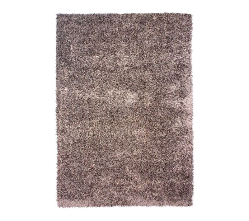 Tapis Salon à Poils Longs Toucher Laineux Beige 190x200