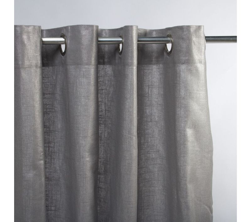 Rideau à Reflets Irisés Gris 140x250 - Comete Old