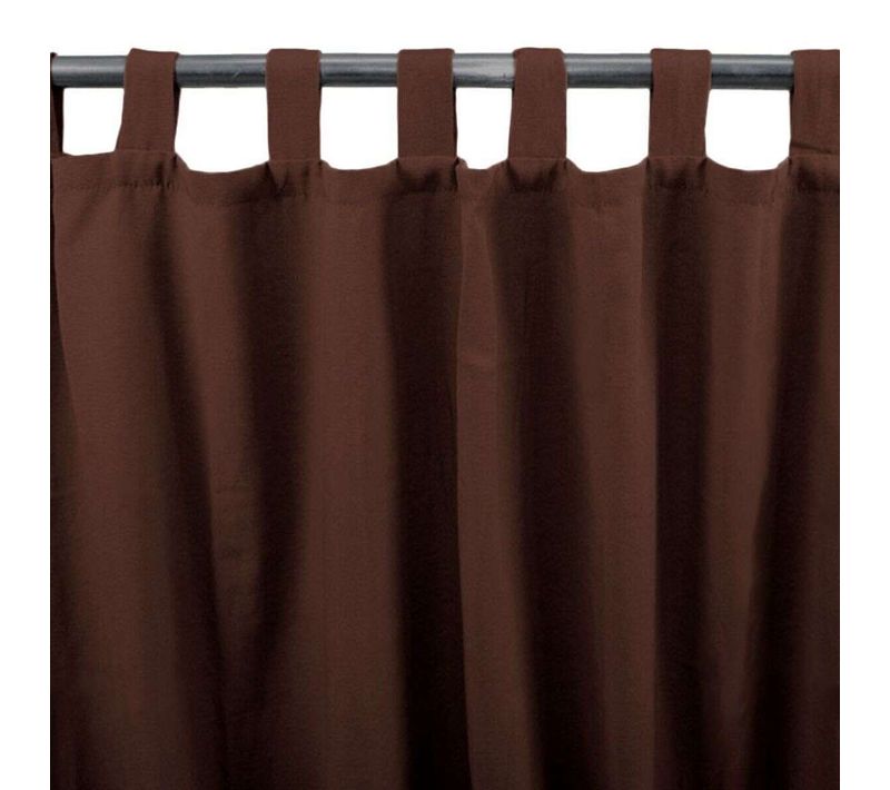 Rideau En Polycoton À Pattes Moka 140x250 - First Coton