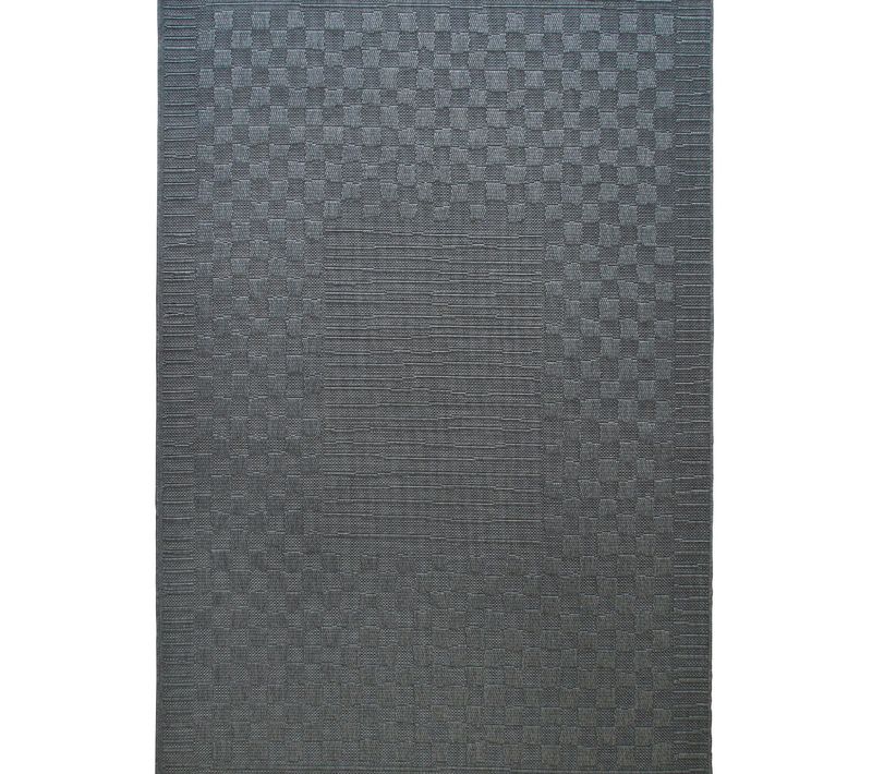 Tapis Salon Aspect Jute Gris 160x225