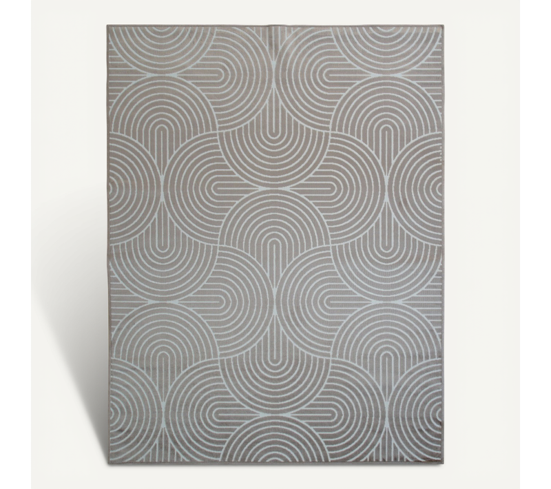 Tapis à Relief Moderne Beige Sable 160x230